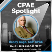 NSA-NT SMD CPAE SpotLight Randy Gage May 21, 2024